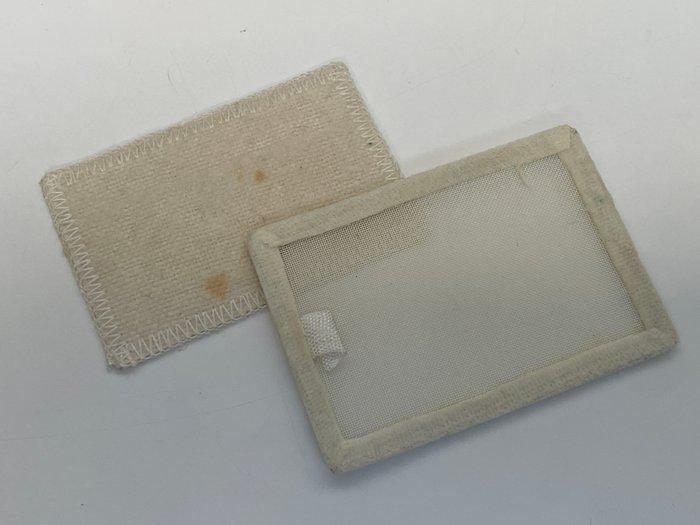 Reisset met toiletartikelen - Messing, Koper, Emaille, Antiquités & Art, Curiosités & Brocante