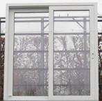 pvc schuifraam , schuifdeur ,pui 204 x 222 wit / antraciet, Kunststof, Nieuw, Ophalen of Verzenden, 150 tot 225 cm