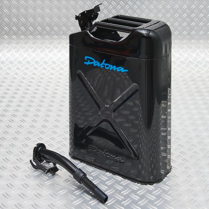 Datona Stalen jerrycan 20 liter + Schenktuit - Datona, Doe-het-zelf en Bouw, Gereedschap | Handgereedschap, Ophalen of Verzenden