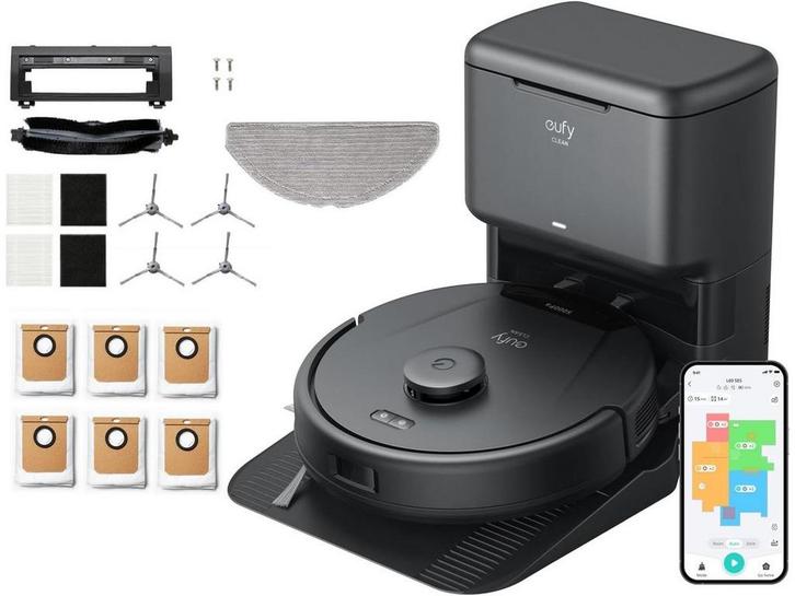 Eufy L60 SES - Robotstofzuiger - 5000 Pa Zuigkracht met, Elektronische apparatuur, Stofzuigers, Nieuw, Verzenden