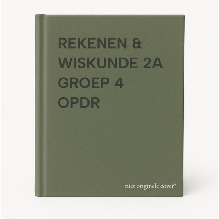 REKENEN & WISKUNDE 2A GROEP 4 OPDR 9789032111120, Boeken, Schoolboeken, Gelezen, Verzenden