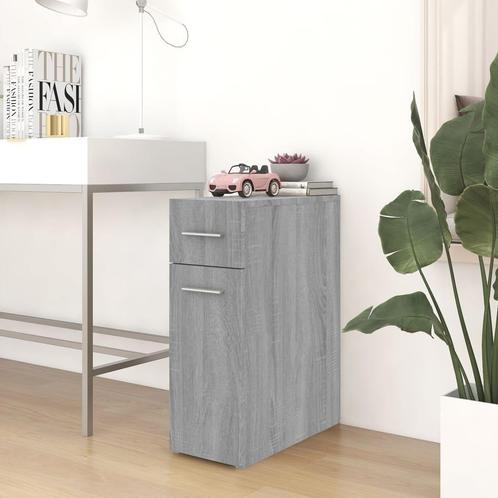 vidaXL Apothekerskast 20x45,5x60 cm bewerkt hout grijs, Huis en Inrichting, Kasten | Overige, Nieuw, Verzenden