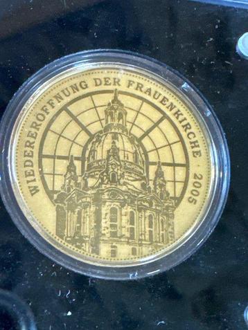 Monde. Gold bar Frauenkirche Dresden - 1/200 oz (.999) mit