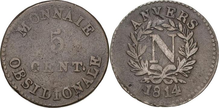 5 Centimes Frankreich Napoleon I 1804-1814, 1815, Timbres & Monnaies, Monnaies | Europe | Monnaies non-euro, Envoi