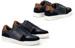 2dekans | Milanoro - Stijlvolle lederen herensneakers - Navy, Kleding | Heren, Schoenen, Ophalen of Verzenden, Nieuw