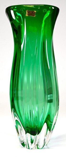 Vaas - Glas - Deze indrukwekkende vaas capt, Antiek en Kunst, Antiek | Glaswerk en Kristal