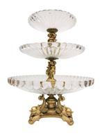 Étagère - Brons, Kristal, Glas, Antiek en Kunst