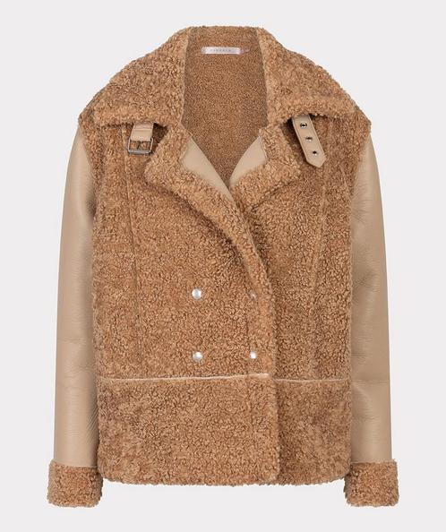 Jacket bonded PU sleeves - Maat 38 (Jassen, Dameskleding), Kleding | Dames, Jassen | Winter, Nieuw, Verzenden