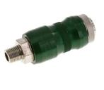 Laiton nickelé DN 7.8 Coupleur pneumatique de sécurité, Bricolage & Construction, Verzenden