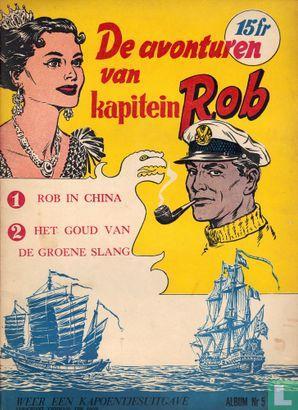 Kapitein Rob in China + Het goud van de Groene Slang - 1959, Boeken, Stripverhalen, Zo goed als nieuw, Eén stripboek, Verzenden