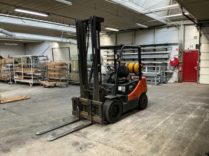 Online veiling - 2008 Doosan G35C-5 Vorkheftruck, Zakelijke goederen, Machines en Bouw | Heftrucks en Intern transport, Ophalen