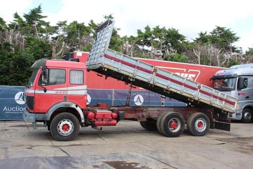 Veiling: Platte laadbak (vrachtwagen) Mercedes-Benz 2AB5/45, Auto's, Vrachtwagens, Ophalen