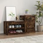 vidaXL Schoenenkast 100x42x60 cm bewerkt hout gerookt, Huis en Inrichting, Kasten | Schoenenkasten, Verzenden, Nieuw