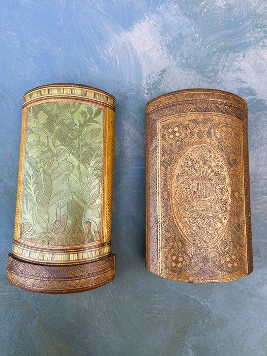 marqueterie de paille (straw marquetry) etui, Napoleon -, Antiquités & Art, Antiquités | Meubles | Chaises & Canapés