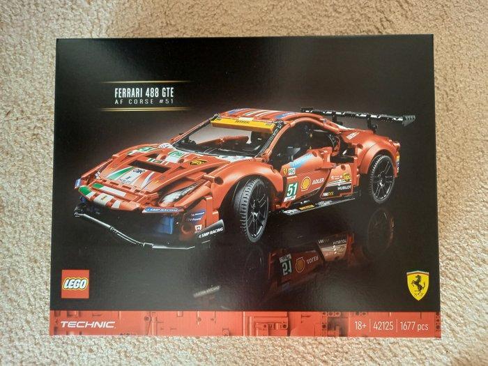 Lego Set - 42125 - Technic - Ferrari 488 GTE AF CORSE #51, Kinderen en Baby's, Speelgoed | Duplo en Lego