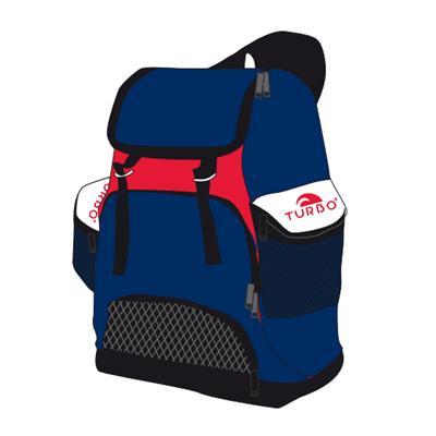 Turbo Waterpolo Luxe Rugzak Draco Navy Red 30L, Sports nautiques & Bateaux, Water polo, Envoi