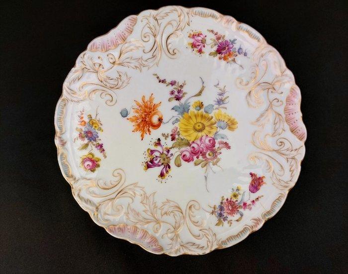 Ambrosius Lamm - Dresden - Assiette - Porcelaine, Peinte à, Antiek en Kunst, Antiek | Glaswerk en Kristal