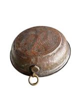 Schaal - Koper - Zeef 19e eeuws 36cm, Antiek en Kunst