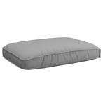 vidaXL Palletkussen voor zitting Grijs 120 x 80 x 12 cm, Verzenden, Nieuw