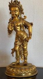 Bodhisattva - vuurverguld brons - Brons - Nepal - ca.