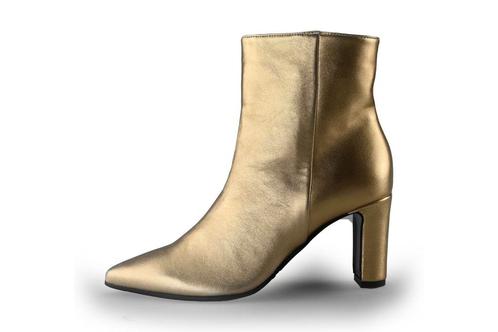 Nelson Enkellaarzen in maat 38 Goud | 5% extra korting, Kleding | Dames, Schoenen, Overige kleuren, Zo goed als nieuw, Lage of Enkellaarzen