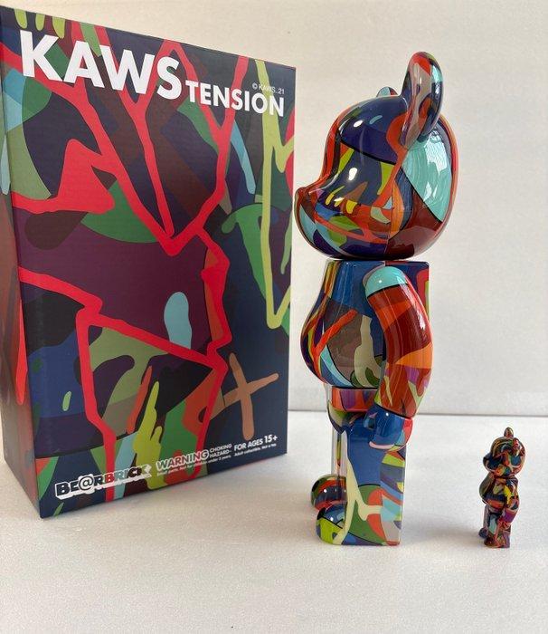 Kaws Geen Reserve KAWS Tension BE@RBRICK-set (400% + 100%) -, Antiquités & Art, Art | Objets design