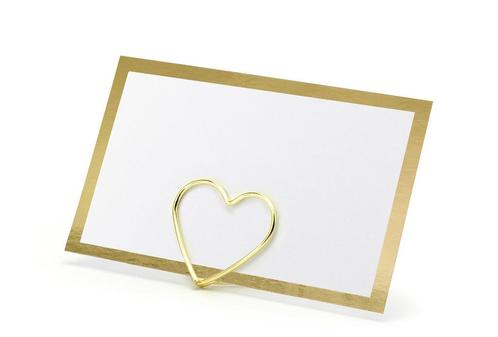 Naamkaartjes Goud Lijst 9,5cm 10st, Hobby & Loisirs créatifs, Articles de fête, Envoi