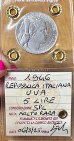 Italië. 5 Lire 1946 Uva