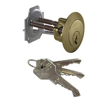 Cisa staartcilinder 10G500 voor oplegdeursloten messing, Klink of Kruk