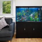 Aquarium 300 L Zwart + Meubel - Starterset - naturel grind, Dieren en Toebehoren, Verzenden, Nieuw