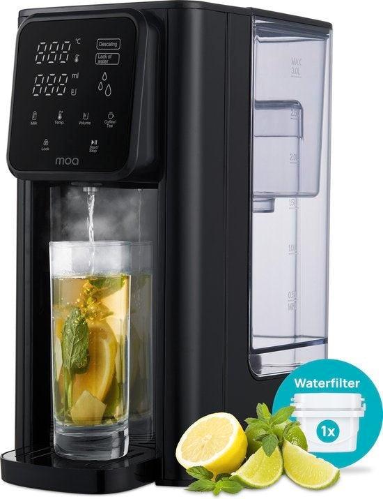 2dekans | MOA Heetwaterdispenser – Instelbare Temperatuur –, Elektronische apparatuur, Waterkokers, Ophalen of Verzenden