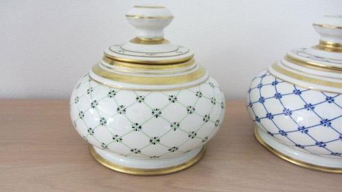 Florence - MANGANI - Koffiepot (2) - Flacons - Porselein -, Antiek en Kunst, Antiek | Glaswerk en Kristal