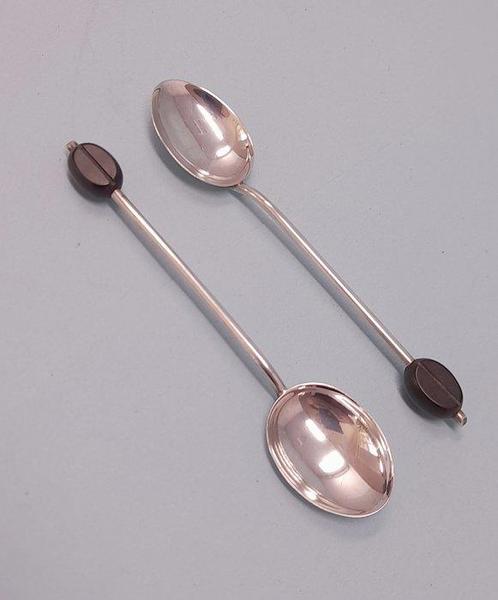 Hukin & Heath - Bestekset (6) - .925 zilver, bakeliet -, Antiek en Kunst, Antiek | Meubels | Tafels