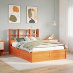 vidaXL Bed met matras massief grenenhout wasbruin 140x190 cm, Huis en Inrichting, Verzenden, Nieuw