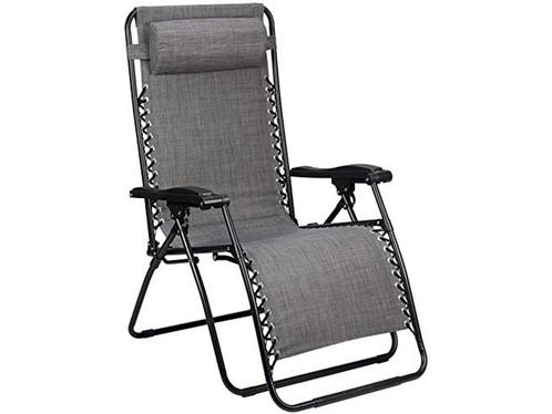 Abbey Camp Stoel - Chaise Longue IV - Grijs/Donkergrijs, Huis en Inrichting, Woonaccessoires | Overige, Zo goed als nieuw, Verzenden