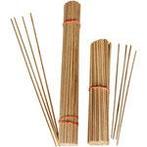 Tonkin bamboe stokjes 40 cm. naturel 5mm met punt bundel +/-