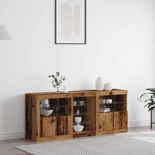 vidaXL Dressoir Oud hout 162 x 37 x 67 cm Bewerkt hout, Huis en Inrichting, Kasten | Dressoirs, Nieuw, Verzenden