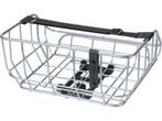 Basil Portland Fietsmand MIK - Achterop - 25 Liter - Chroom, Fietsen en Brommers, Fietsaccessoires | Fietsstoeltjes, Verzenden