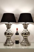 Paar Grote Indrukwekkende Tafellampen - Hoogglanzend - Jaren