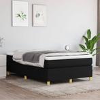 vidaXL Boxspring bed 120x200 cm stof zwart, Verzenden, Nieuw