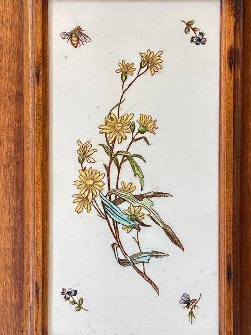 Kabinet - Hout, Messing - Art Nouveau, Antiek en Kunst, Antiek | Overige Antiek