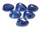 6 pcs  Cyanite bleu médium à intense - pas de prix de