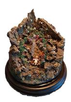 Kerstdecoratie - Hout, Glas - Napolitaans kersttafereel -, Antiek en Kunst