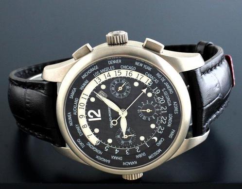 Girard-Perregaux - WW.TC - Automatic GMT Titanium - World, Handtassen en Accessoires, Horloges | Heren
