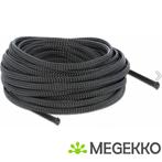 Delock 18848 Gevlochten hoes rekbaar 10 m x 6 mm zwart, Computers en Software, Overige Computers en Software, Verzenden, Nieuw