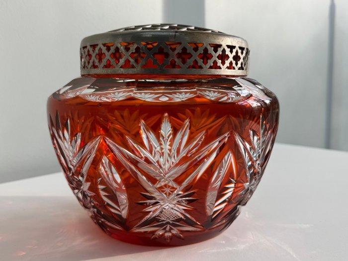 Val Saint Lambert - Joseph Simon - Vase - Pique Fleurs, Antiek en Kunst, Antiek | Glaswerk en Kristal