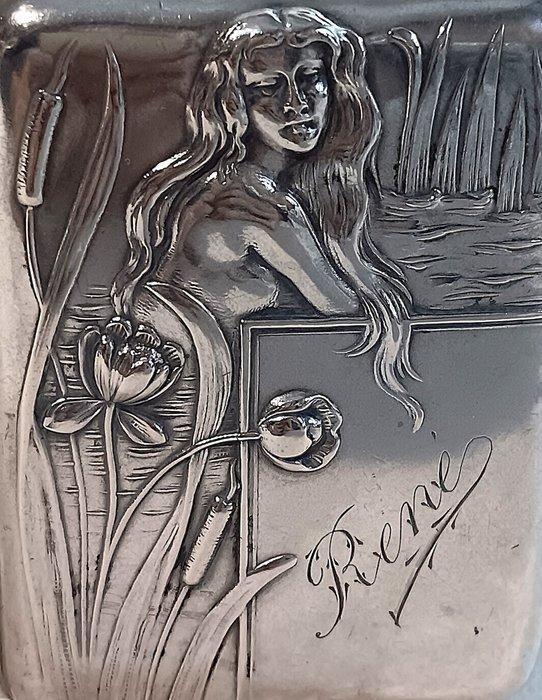 Zonder Minimumprijs - Sigarettendoos - .800 zilver, ouro, Verzamelen, Rookartikelen, Aanstekers en Luciferdoosjes