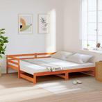vidaXL Slaapbank met onderschuifbed 90x200 cm massief, Huis en Inrichting, Verzenden, Nieuw