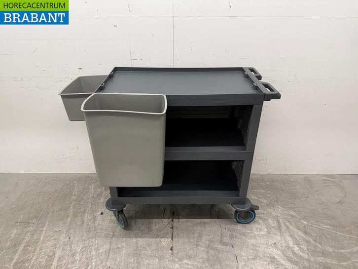 Chariot de service en plastique 3 étages 123 cm Horeca, Zakelijke goederen, Horeca | Overige, Verzenden