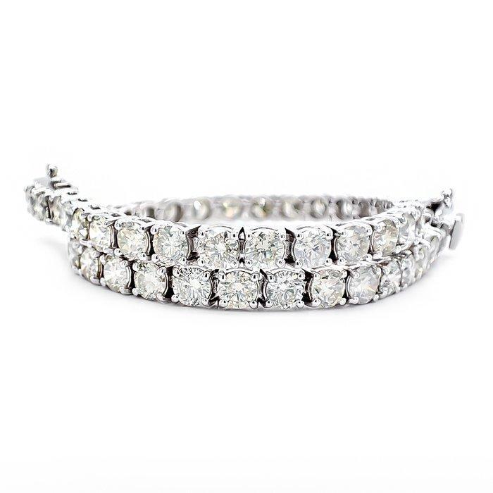 Zonder Minimumprijs - Armband - 14 karaat Witgoud - 7.30ct., Handtassen en Accessoires, Armbanden